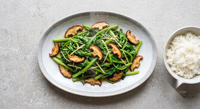 Japanese Tang Oh, Shiitake & Ginger Stir Fry