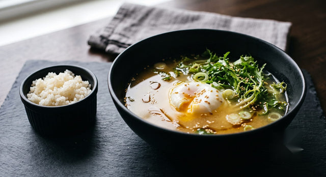 Green Frisée, Egg & Miso Breakfast Bowl