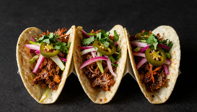 Mini Gem Pulled Pork Tacos