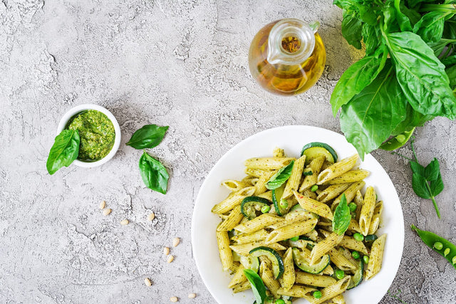 Walnut Pesto Rigatoni