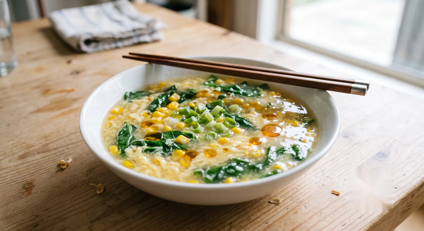 Scamander & Sweet Corn Egg Drop Soup