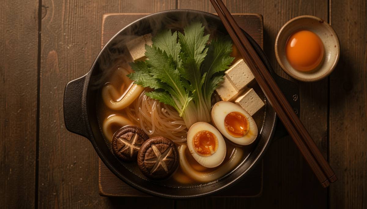 Japanese Tang Oh Sukiyaki Noodles