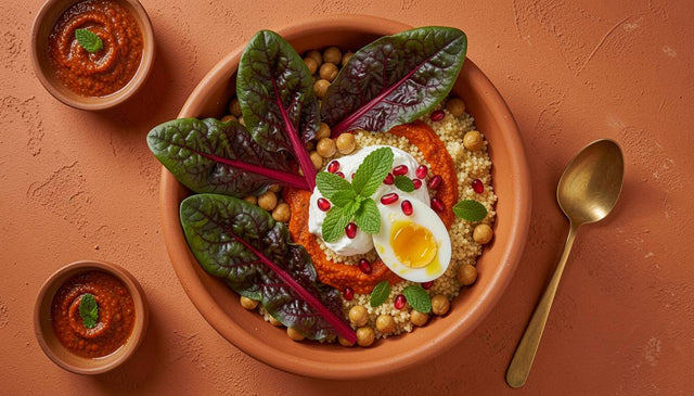 Ruby Chard & Chickpea Harissa Bowl