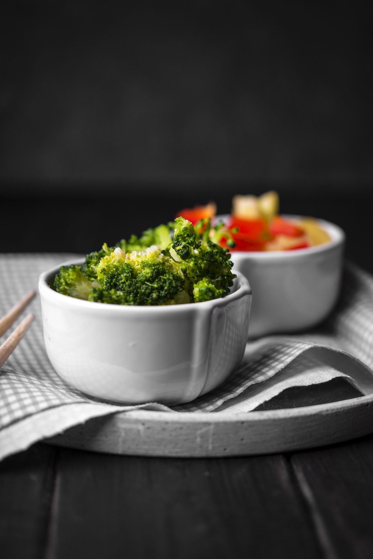 Cup of broccoli and leafy greens — benefits of a 30-day green diet