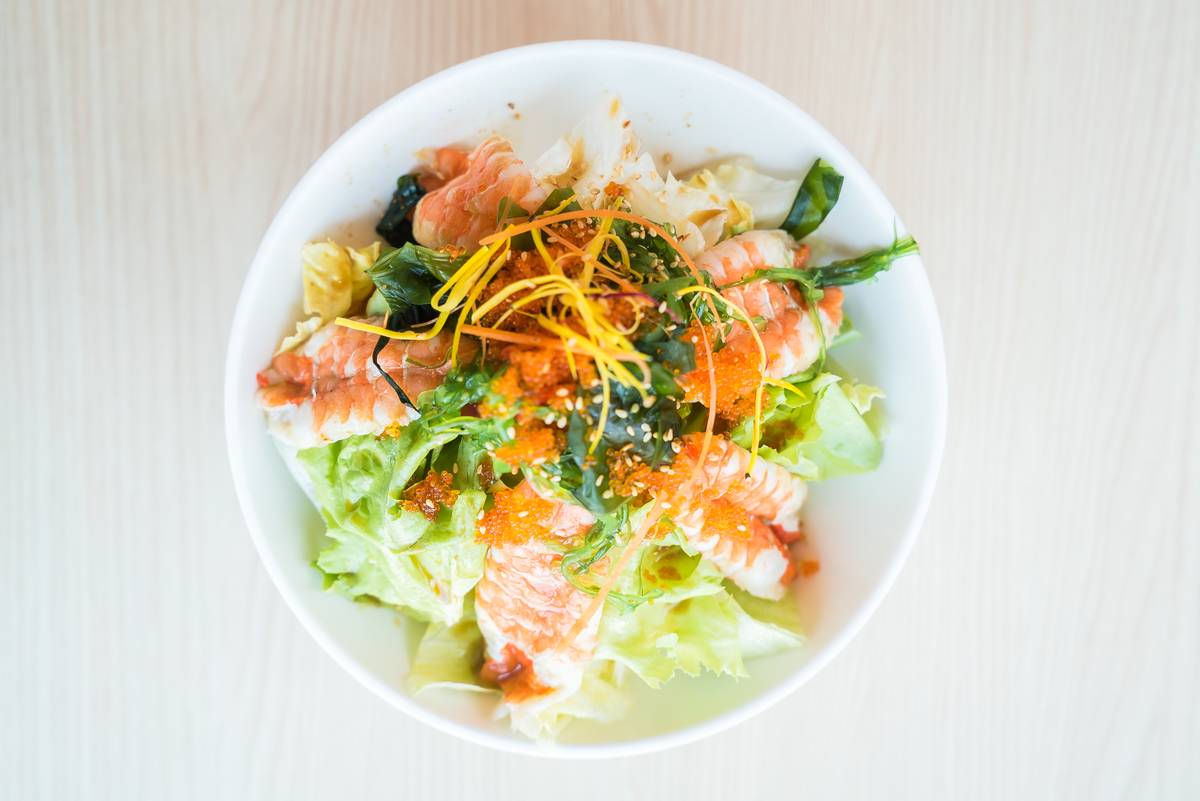 Green Coral Miso Salmon Bowl